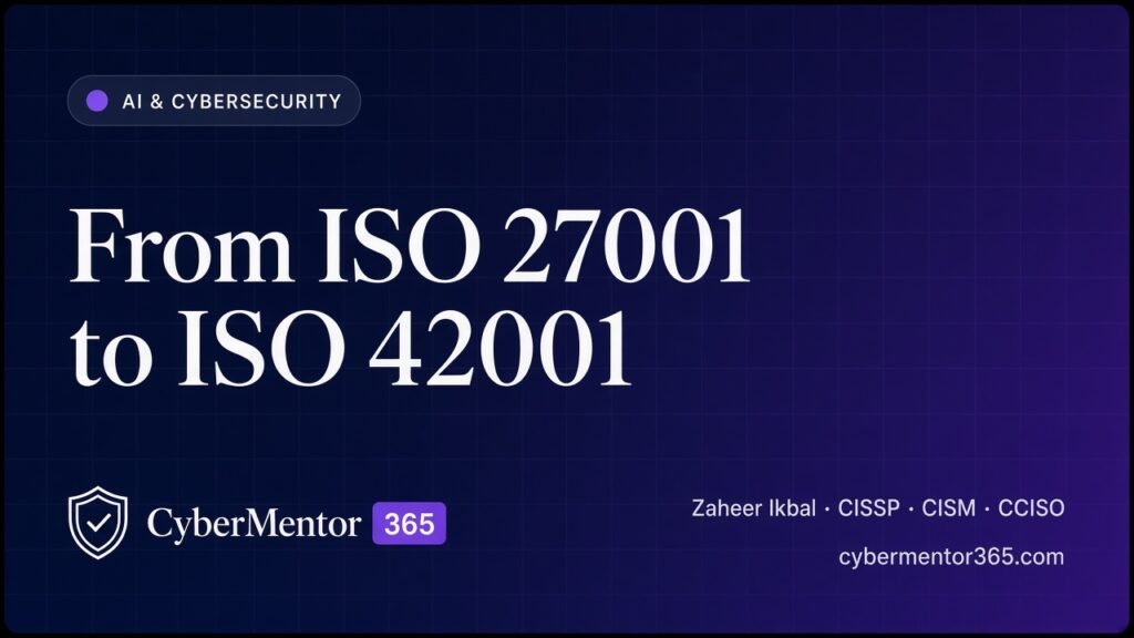 From ISO 27001 to ISO 42001