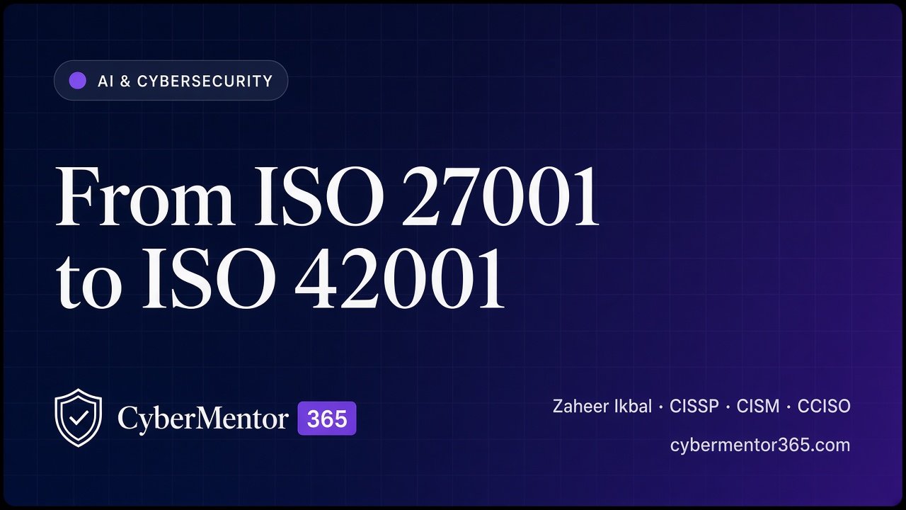 From ISO 27001 to ISO 42001